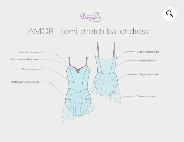 Sewing Workshop - "AMOR" Semi-Stretch Ballet Dress from Tutu Studio Borealis (Beginner+)