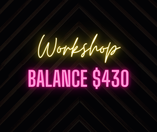 2 Day Workshop Balance (a) - $430