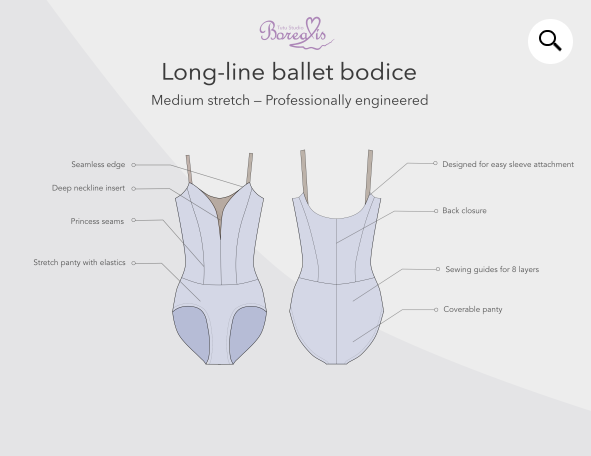 Sewing Workshop - "DEBUT" Semi-Stretch Ballet Bodice from Tutu Studio Borealis (Beginner+)