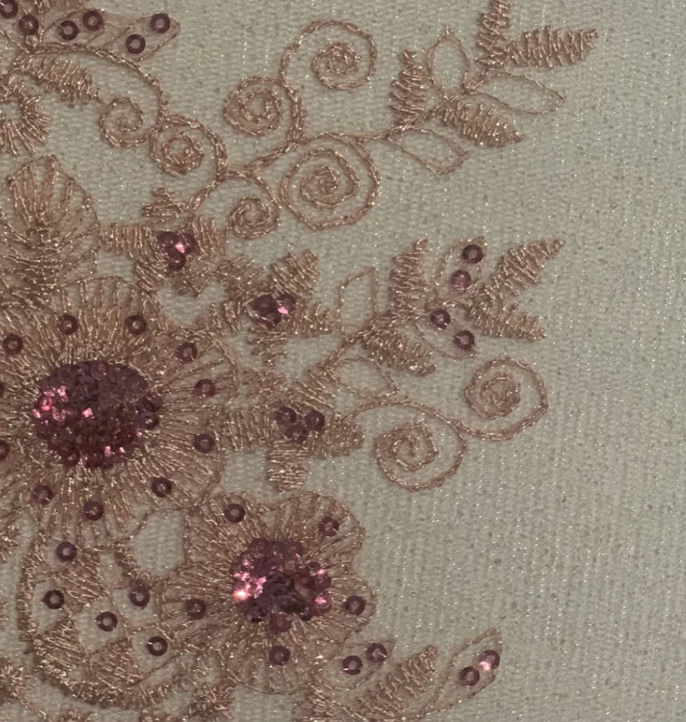 Sequin Embroidery Lace