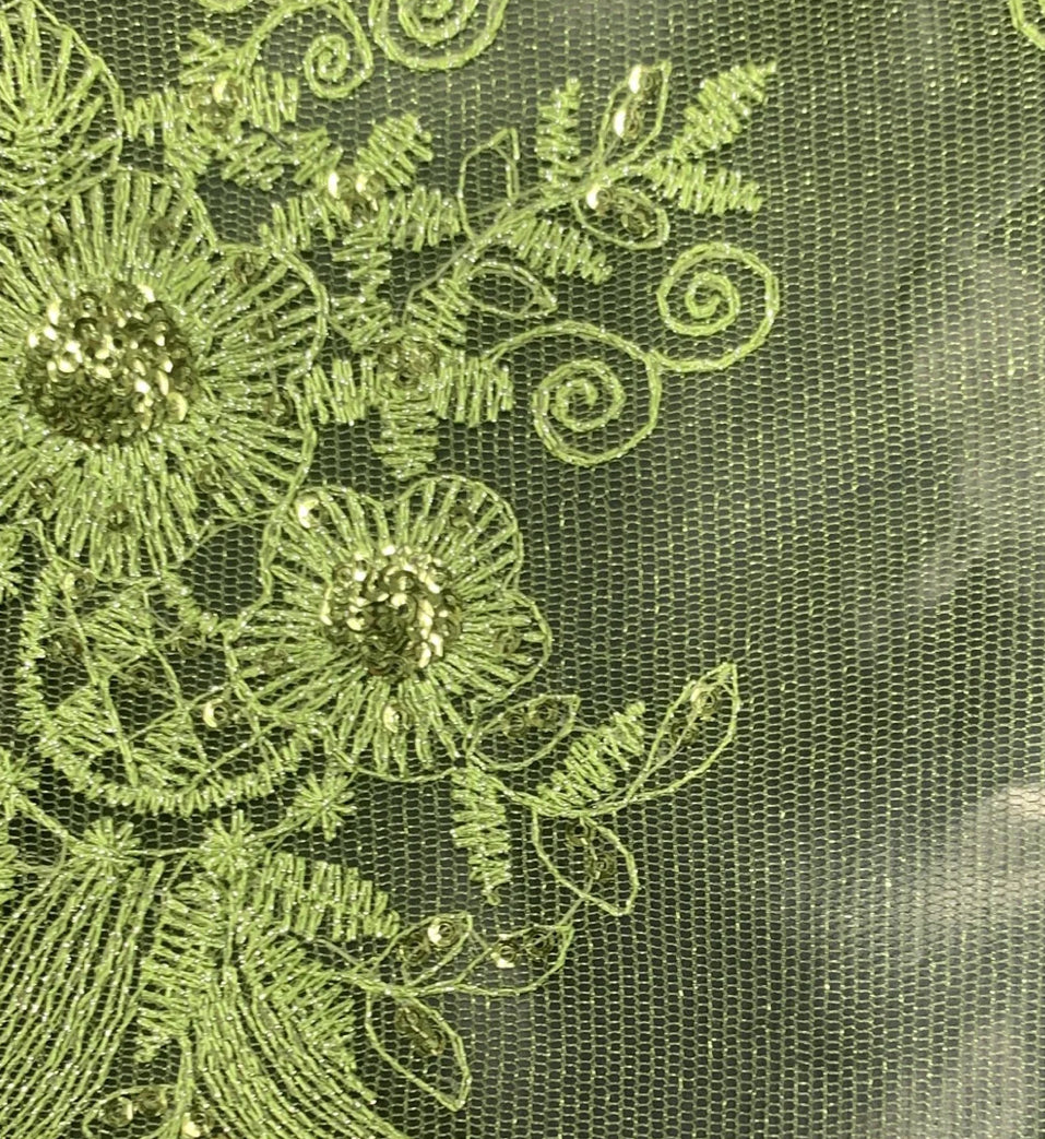 Sequin Embroidery Lace